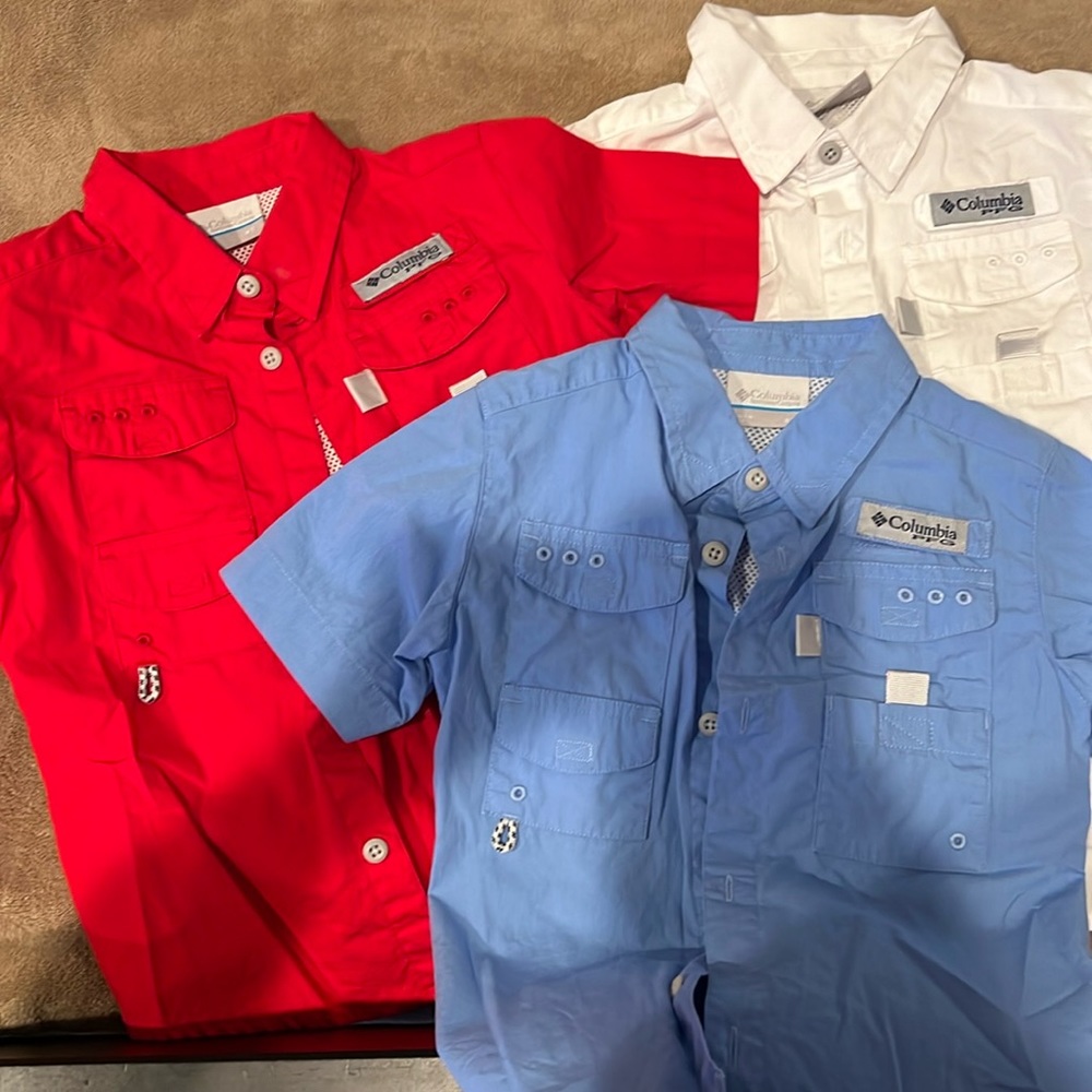 Columbia Boys Button down shirts 4T